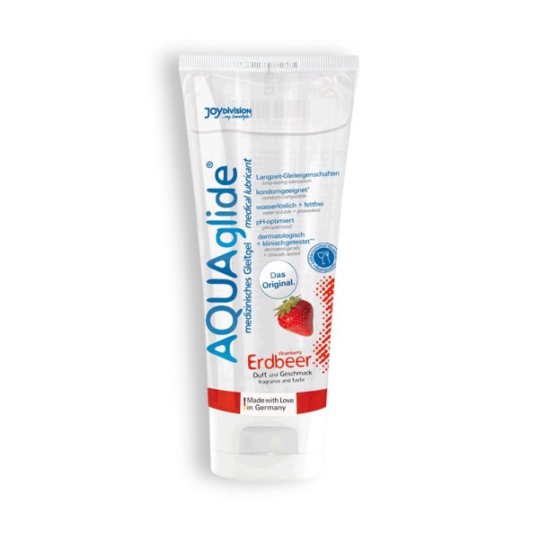 LUBRIFICANTE AQUAGLIDE MORANGO 100ML - Imagen 4