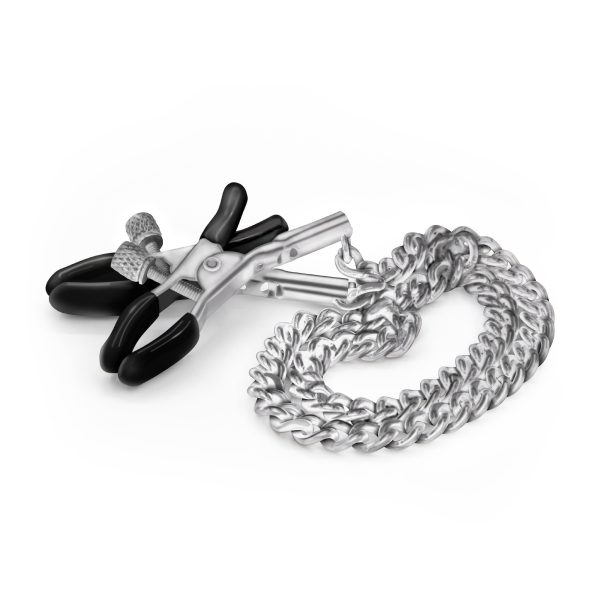 PINÇAS PARA MAMILOS SILVER NIPPLE CHAIN CLAMPS CRUSHIOUS - Imagen 2