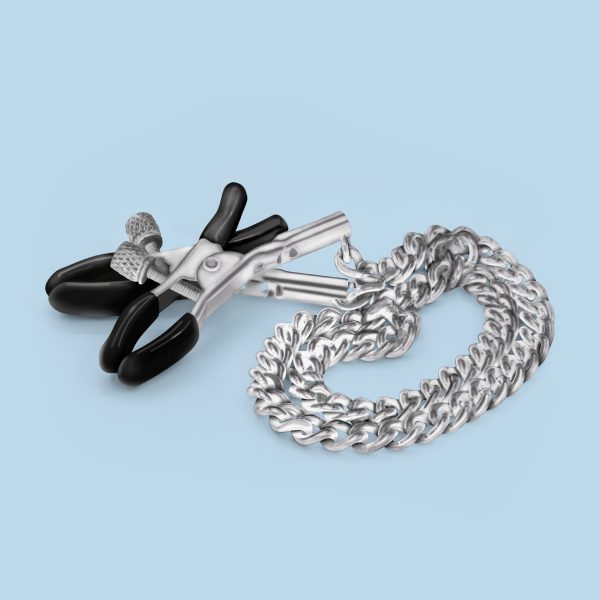 PINÇAS PARA MAMILOS SILVER NIPPLE CHAIN CLAMPS CRUSHIOUS - Imagen 6