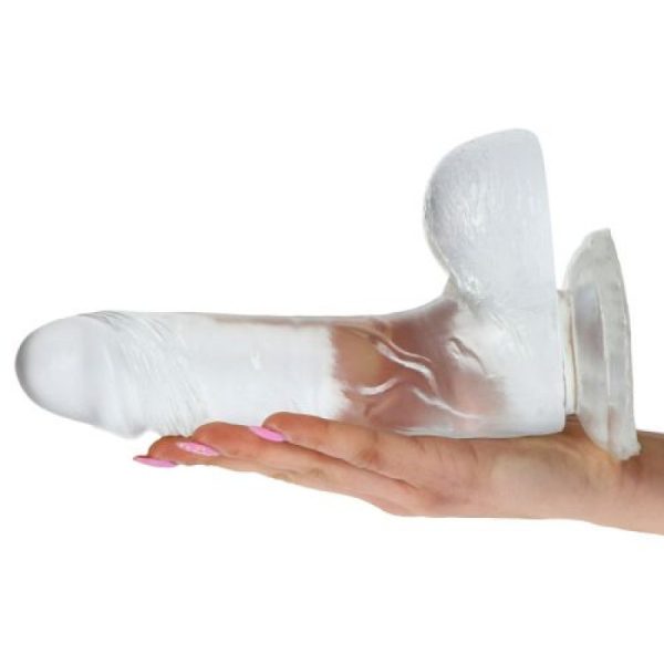 DILDO REAL RAPTURE FIRE PASSION 8'' TRANSPARENTE - Imagen 3
