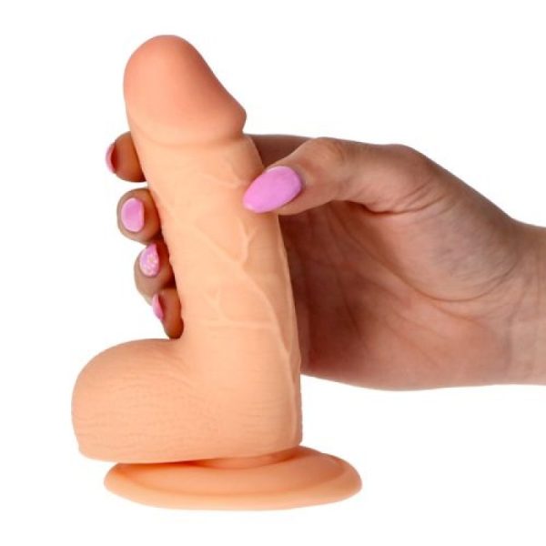 DILDO REALÍSTICO REAL RAPTURE WATER SENSATIONS 5'' BRANCO - Imagen 4