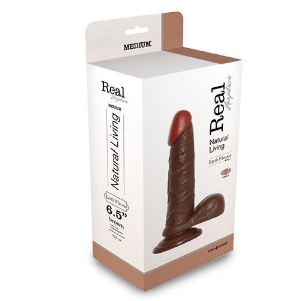 VIBRADOR REALÍSTICO REAL RAPTURE EARTH FLAVOUR 6.5'' NEGRO - Imagen 2