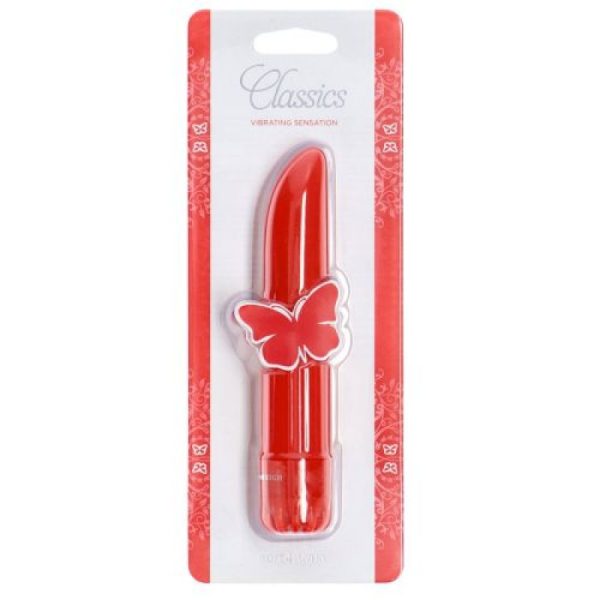 VIBRADOR CLASSICS VERMELHO PEQUENO - Imagen 2