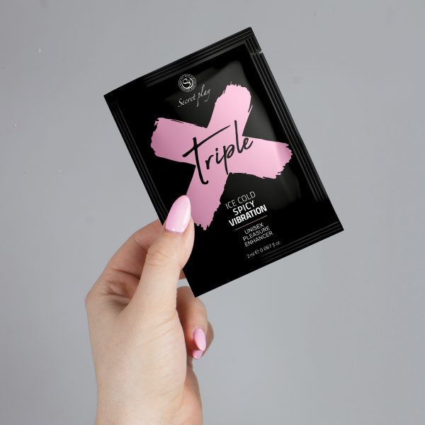 GEL ESTIMULANTE TRIPLE X UNISEXO SECRET PLAY 2ML - Imagen 2