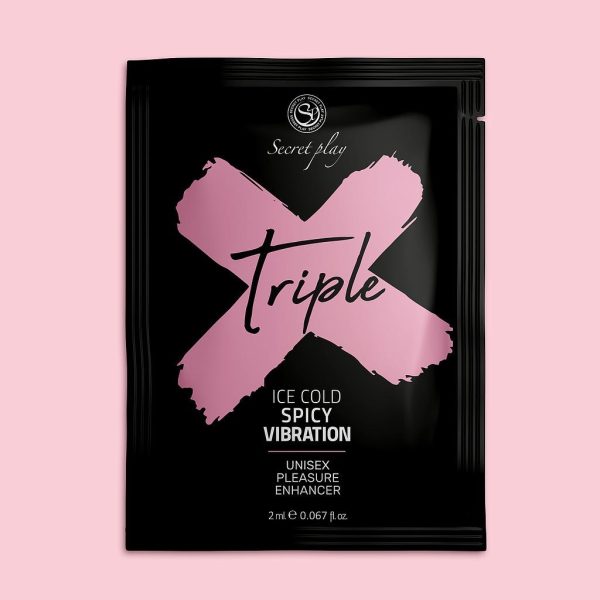 GEL ESTIMULANTE TRIPLE X UNISEXO SECRET PLAY 2ML - Imagen 3