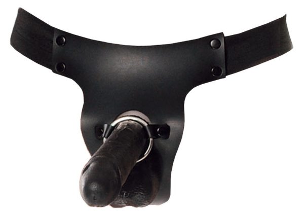 STRAP-ON OCO 8'' MR. BIG HOLLOW FETISH FANTASY SERIES PRETO - Imagen 2