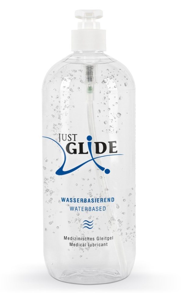 LUBRIFICANTE À BASE DE ÁGUA JUST GLIDE 1000ML - Imagen 4