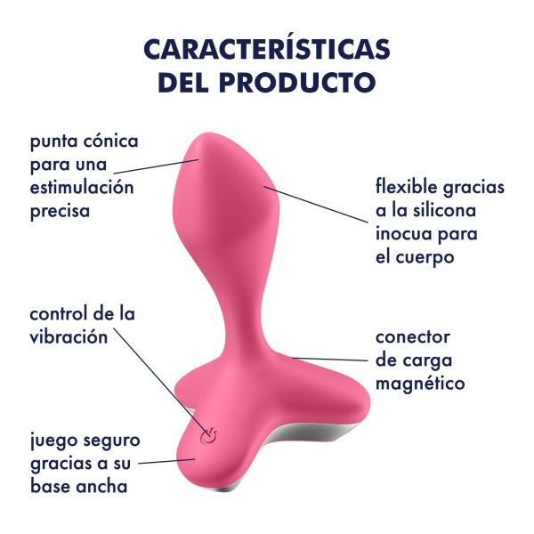 VIBRADOR ANAL GAME CHANGER SATISFYER ROSA - Imagen 7