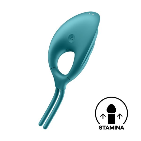 ANEL VIBRATÓRIO SWORDSMAN SATISFYER VERDE - Imagen 6