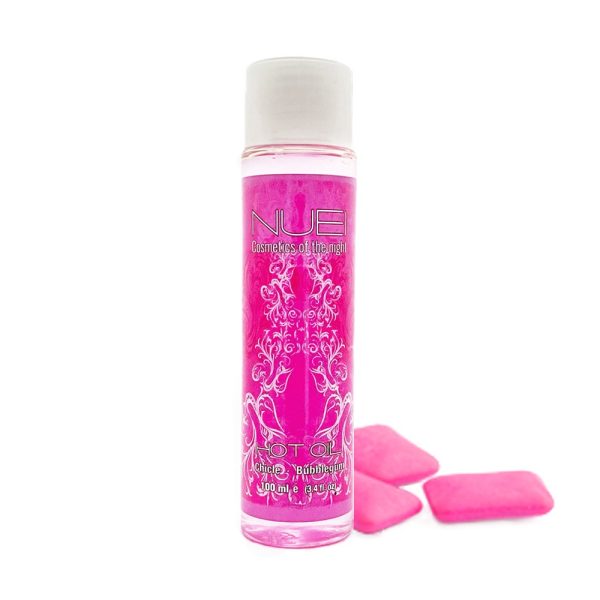ÓLEO DE MASSAGEM COM EFEITO CALOR PASTILHA ELÁSTICA HOT OIL NUEI 100ML - Imagen 2