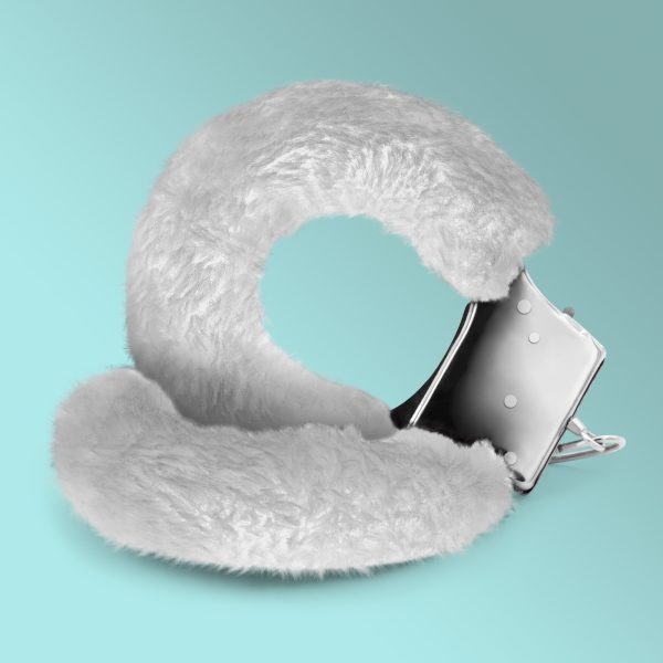 ALGEMAS DE PELUCHE LOVE CUFFS CRUSHIOUS BRANCAS - Imagen 4