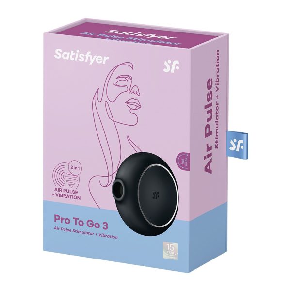 ESTIMULADOR PRO TO GO 3 PRETO SATISFYER - Imagen 6