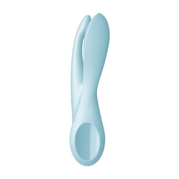 VIBRADOR THREESOME 1 AZUL SATISFYER - Imagen 2