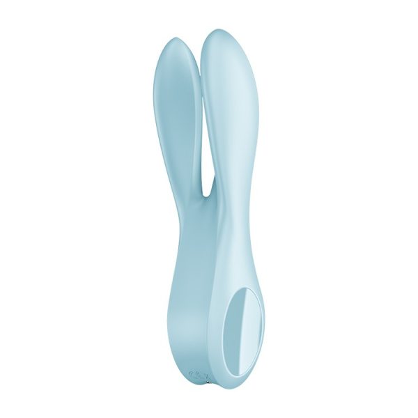 VIBRADOR THREESOME 1 AZUL SATISFYER - Imagen 4