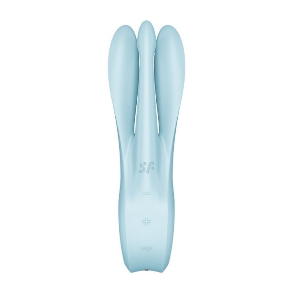 VIBRADOR THREESOME 1 AZUL SATISFYER - Imagen 5