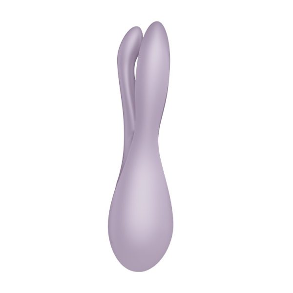VIBRADOR THREESOME 2 LILÁS SATISFYER - Imagen 2