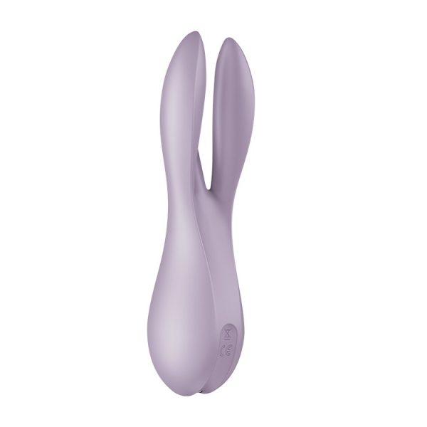 VIBRADOR THREESOME 2 LILÁS SATISFYER - Imagen 3