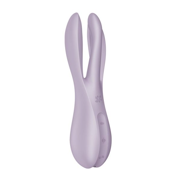 VIBRADOR THREESOME 2 LILÁS SATISFYER - Imagen 7