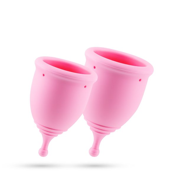 COPOS MENSTRUAIS MINERVA S + L COM BOLSA E LIMPADOR DE BRINQUEDOS 150 ML CRUSHIOUS - Imagen 3