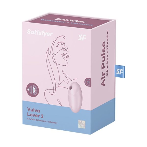 ESTIMULADOR VULVA LOVER 3 ROSA SATISFYER - Imagen 9