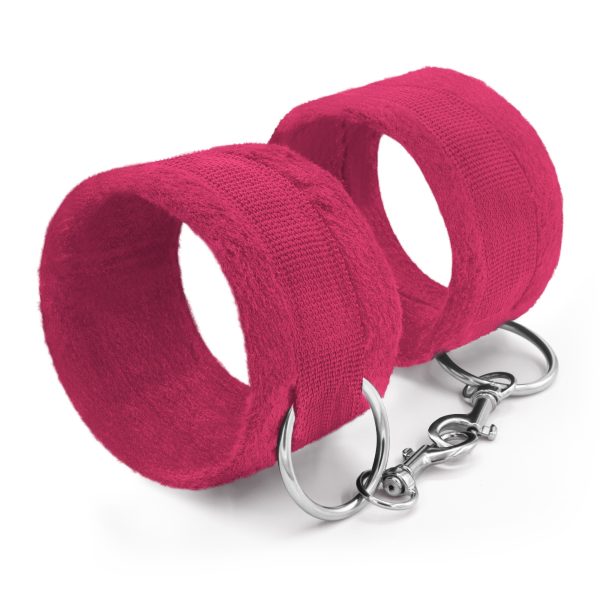 ALGEMAS DE VELCRO TOUGH LOVE COM CORRENTE DE 40CM EXTRA CRUSHIOUS ROSA - Imagen 2