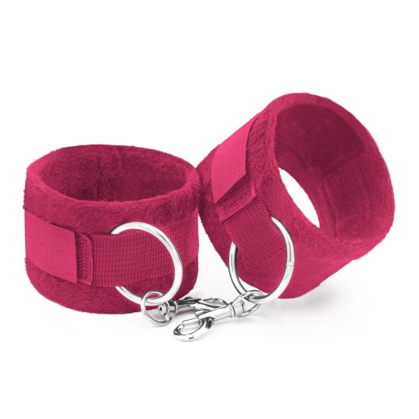 ALGEMAS DE VELCRO TOUGH LOVE COM CORRENTE DE 40CM EXTRA CRUSHIOUS ROSA - Imagen 4
