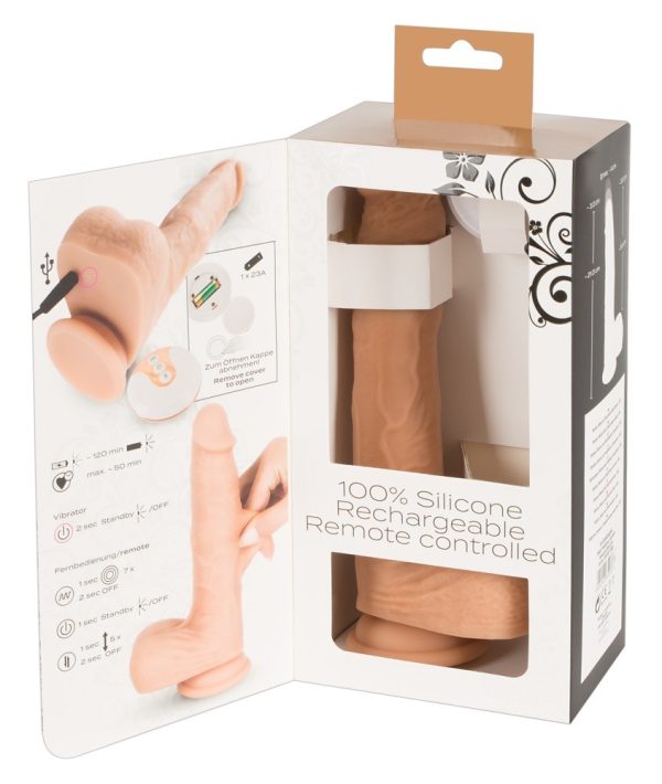 VIBRADOR REALISTA COM VAI-VEM E COMANDO SEM FIOS NATURAL THRUSTING VIBE YOU2TOYS - Imagen 10