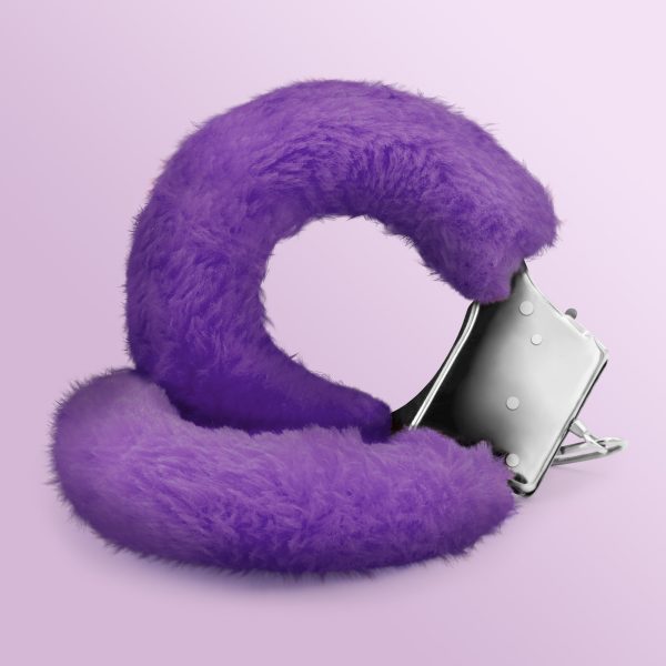 ALGEMAS DE PELUCHE LOVE CUFFS CRUSHIOUS ROXAS - Imagen 5