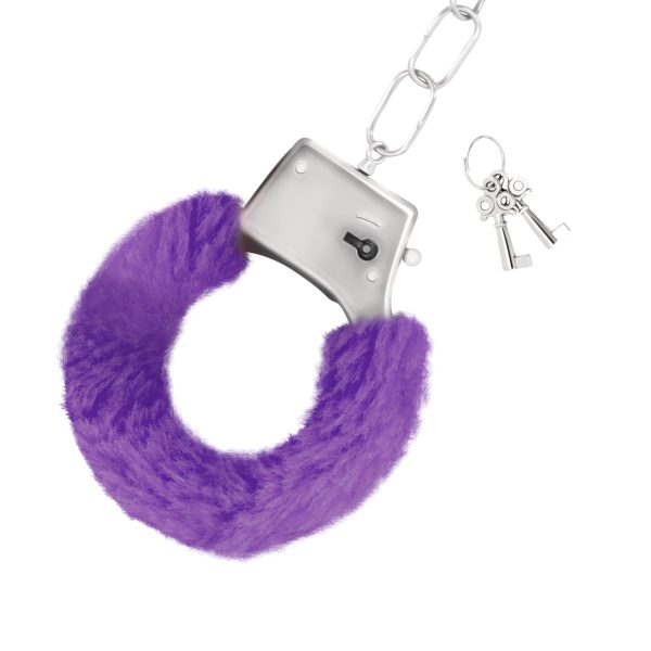 ALGEMAS DE PELUCHE LOVE CUFFS CRUSHIOUS ROXAS - Imagen 2
