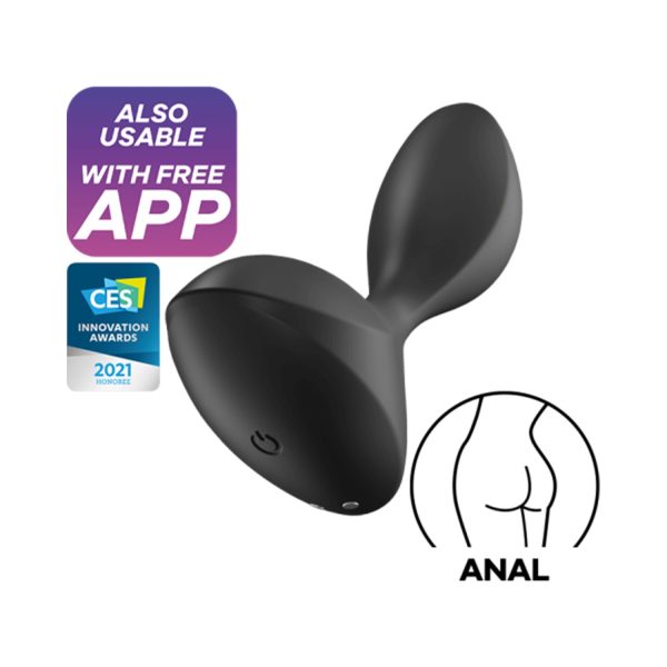 PLUG ANAL SWEET SEAL PRETO SATISFYER - Imagen 5