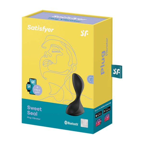 PLUG ANAL SWEET SEAL PRETO SATISFYER - Imagen 3