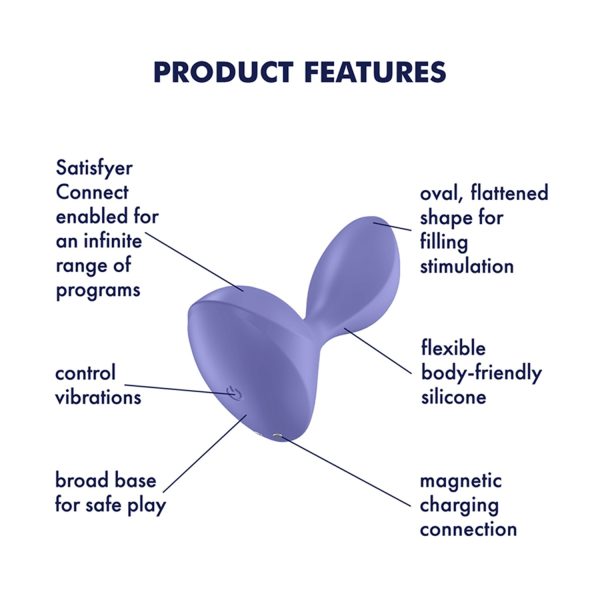 PLUG ANAL SWEET SEAL LILÁS SATISFYER - Imagen 2
