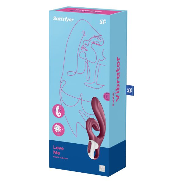 VIBRADOR LOVE ME VERMELHO SATISFYER - Imagen 6
