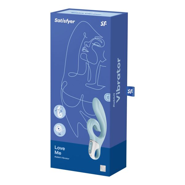 VIBRADOR LOVE ME AZUL SATISFYER - Imagen 6