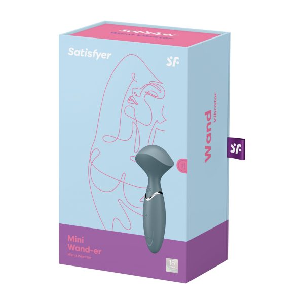 VARINHA MINI WAND-ER CINZA SATISFYER - Imagen 6