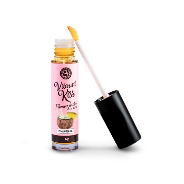 LIP GLOSS DE PIÑA COLADA VIBRANT KISS 6GR - Imagen 2