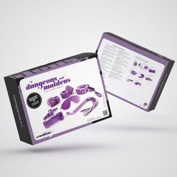KIT BDSM DUNGEONS & MAIDENS ROXO CRUSHIOUS - Imagen 3