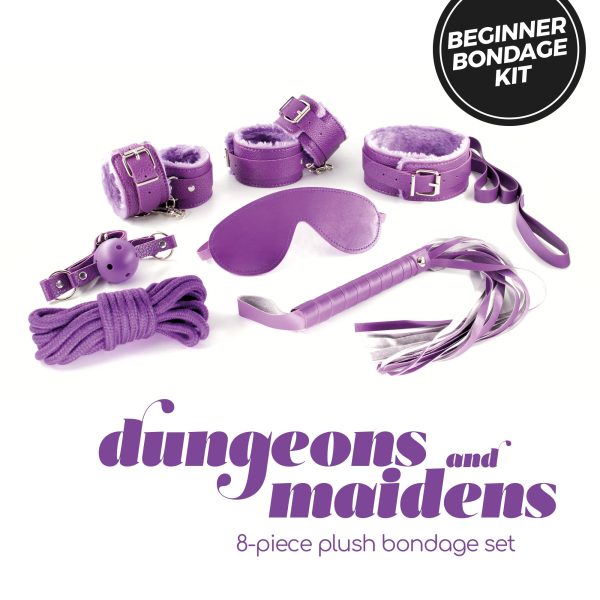 KIT BDSM DUNGEONS & MAIDENS ROXO CRUSHIOUS - Imagen 11