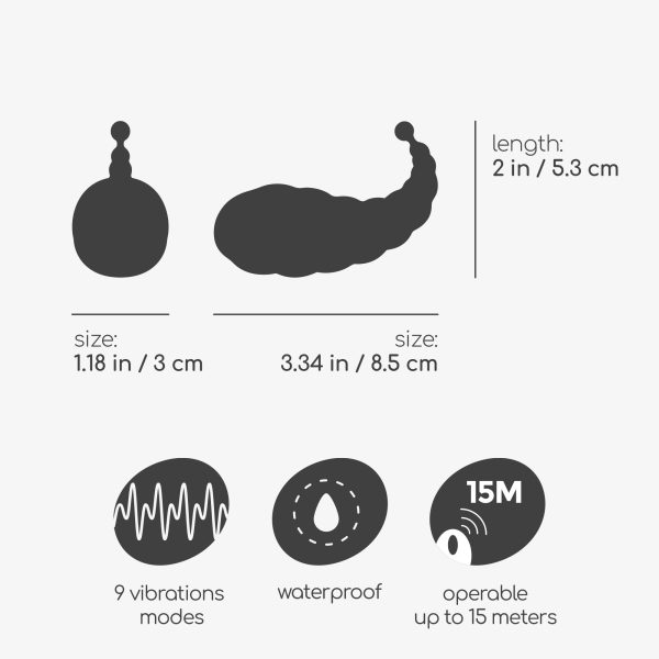 COCOON OVO VIBRATÓRIO RECARREGÁVEL COM COMANDO À DISTÂNCIA CRUSHIOUS ROSA - Imagen 7