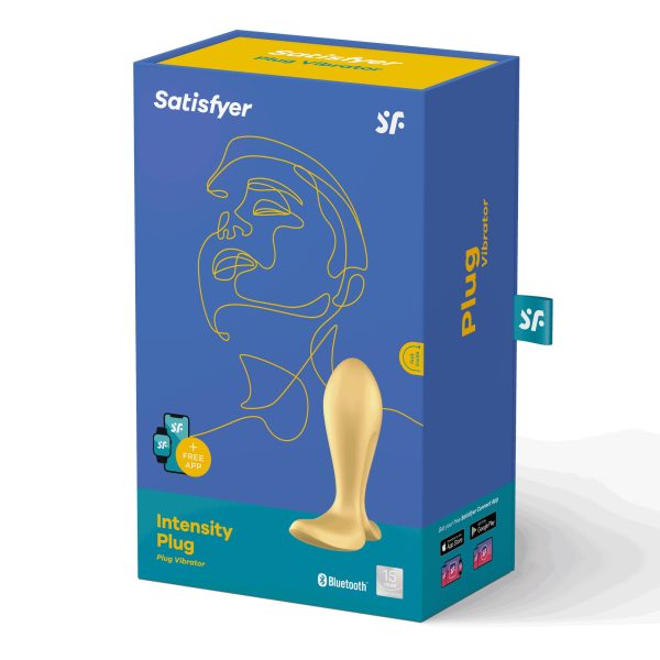 INTENSITY PLUG COM CONNECT APP SATISFYER DOURADO - Imagen 9