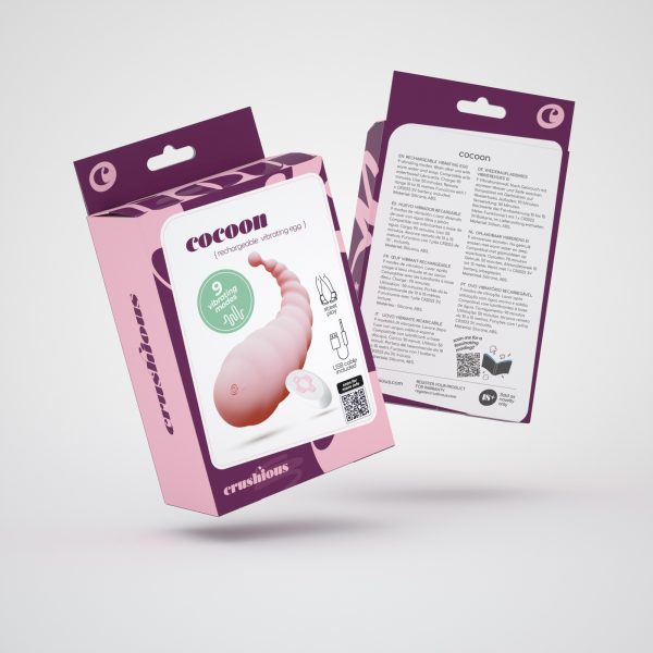 COCOON OVO VIBRATÓRIO RECARREGÁVEL COM COMANDO À DISTÂNCIA CRUSHIOUS ROSA - Imagen 8