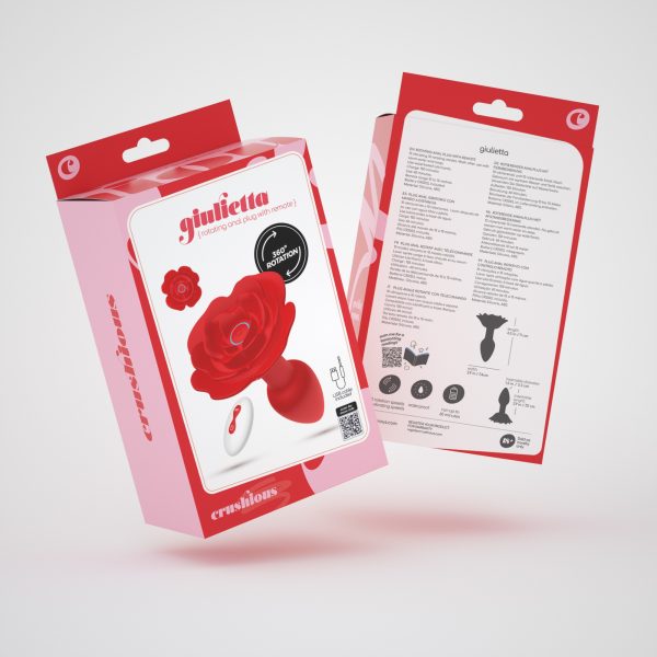 GIULIETTA PLUG ANAL ROTATIVO COM COMANDO À DISTÂNCIA CRUSHIOUS - Imagen 5