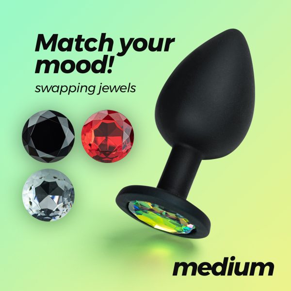 CAMILEO PLUG ANAL MÉDIO COM 4 JOIAS INTERCAMBIÁVEIS CRUSHIOUS - Imagen 11