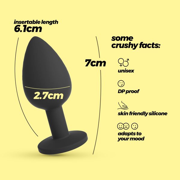 CAMILEO PLUG ANAL PEQUENO COM 4 JOIAS INTERCAMBIÁVEIS CRUSHIOUS - Imagen 9