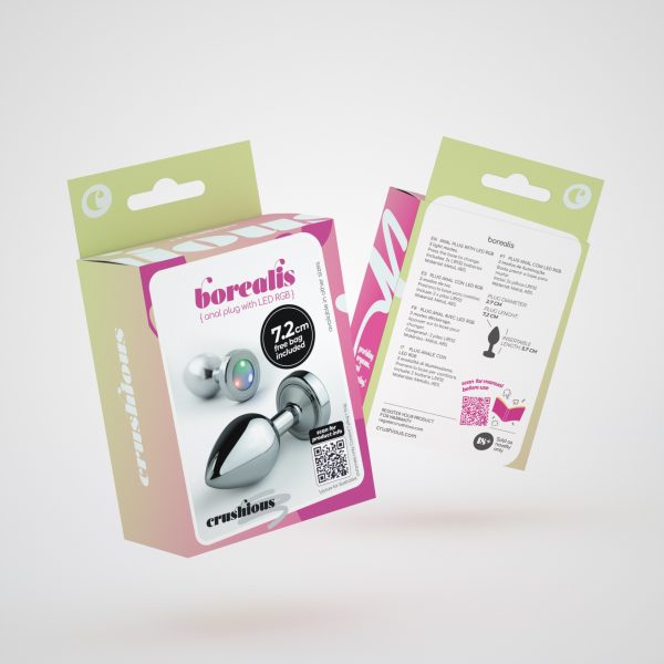 BOREALIS PLUG ANAL PEQUENO COM LED CRUSHIOUS - Imagen 8