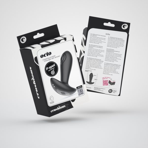 OCTO PLUG ANAL COM PULSAÇÃO E COMANDO À DISTÂNCIA CRUSHIOUS - Imagen 7