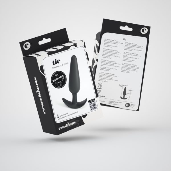 TIC PLUG ANAL DE SILICONE PEQUENO CRUSHIOUS - Imagen 5