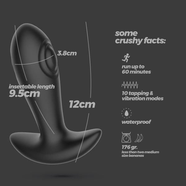 OCTO PLUG ANAL COM PULSAÇÃO E COMANDO À DISTÂNCIA CRUSHIOUS - Imagen 9