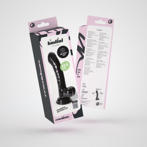 HUDINI DILDO ANAL JELLY PRETO CRUSHIOUS - Imagen 6
