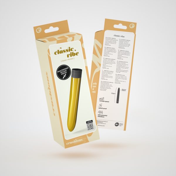 VIBRADOR CLASSIC VIBE CRUSHIOUS DOURADO - Imagen 4